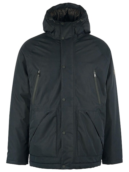 Barbour® International Fleat Waterproof Hooded Black Jacket (D79466) | €165