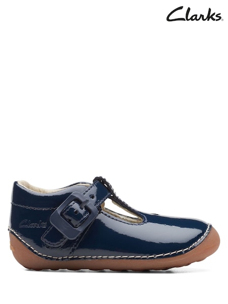 Clarks Multi Fit Patent Tiny Beat Toddler Shoes (D79469) | €42