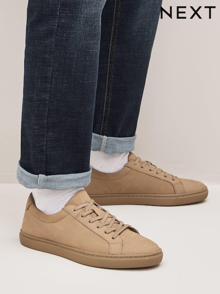Stone Natural Leather Trainers (D79554) | 122 zł