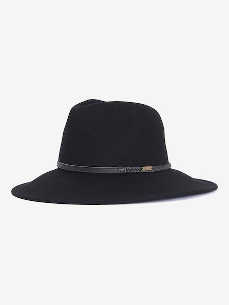 Barbour® Black Fedora Hat (D79682) | €53