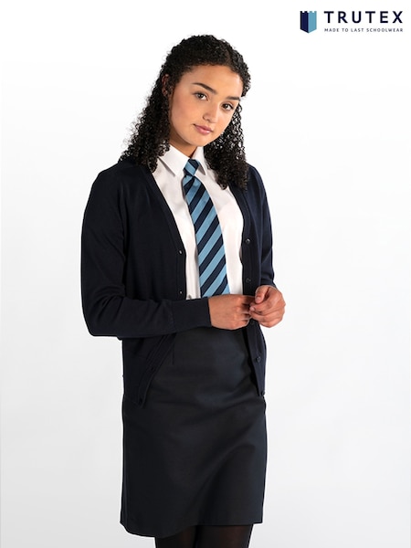Trutex Blue 100% Cotton School Cardigan (D79789) | € 14 - € 17