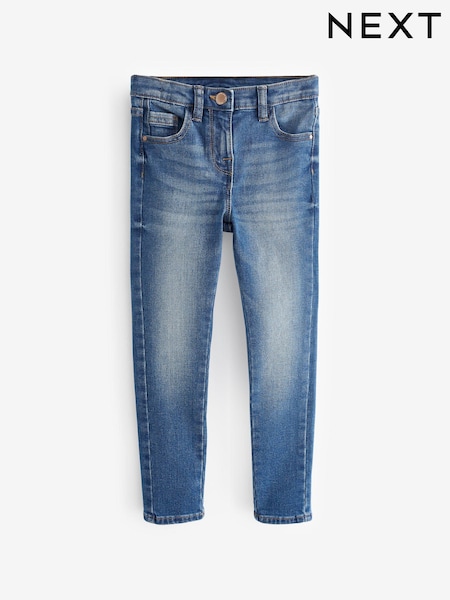 Mid Blue Long Length Skinny Jeans (3-16yrs) (D79863) | € 6 - € 9