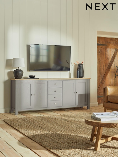 Dove Grey Malvern Oak Effect Sideboard (D80019) | €725