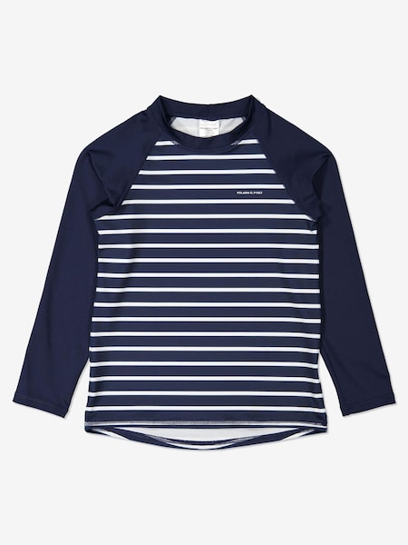 Polarn O. Pyret Blue Striped Sunsafe Rash Vest (D80071) | €13.50