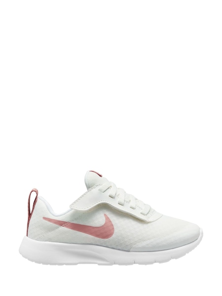 Nike White/Pink Tanjun Go Easy On Junior Trainers (D80160) | €21.50