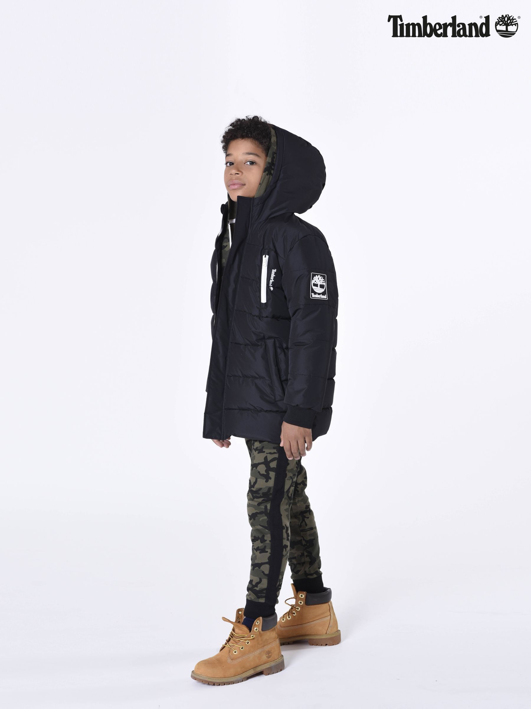 Coats Timberland Plain Short Casual Coldweather Next Luxembourg