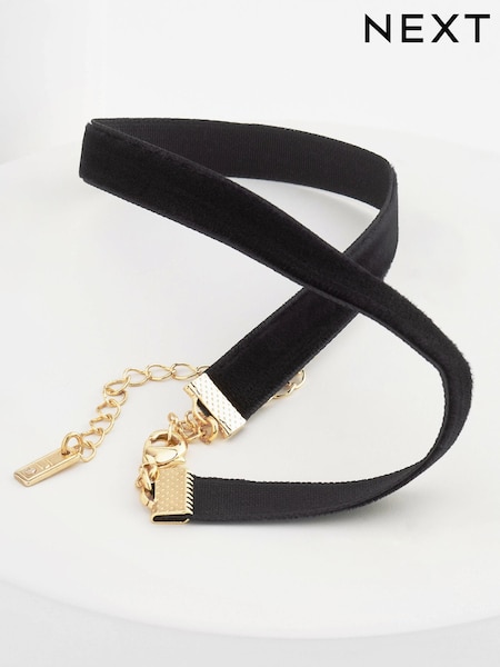 Schwarz - Velvet Choker (D80604) | 1 €