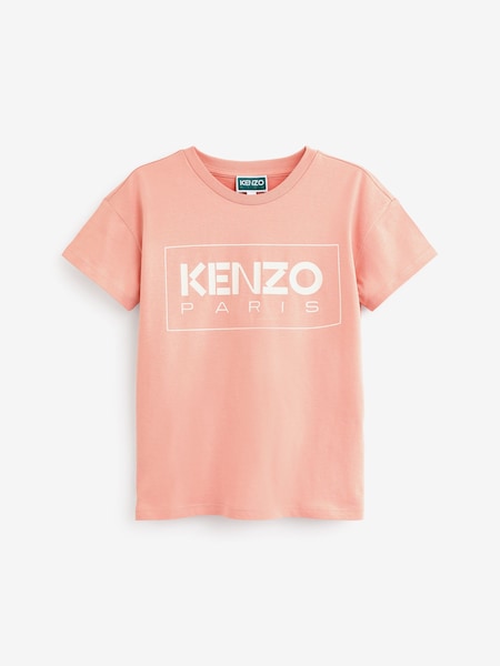Kenzo Kids Pink Logo T-Shirt (D80862) | €14 - €16