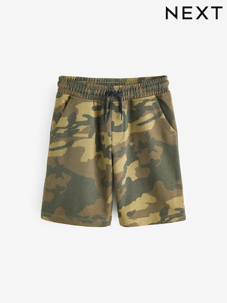 Green Camo Regular Fit Basic Shorts (3-16yrs) (D81124) | 329 UAH - 535 UAH