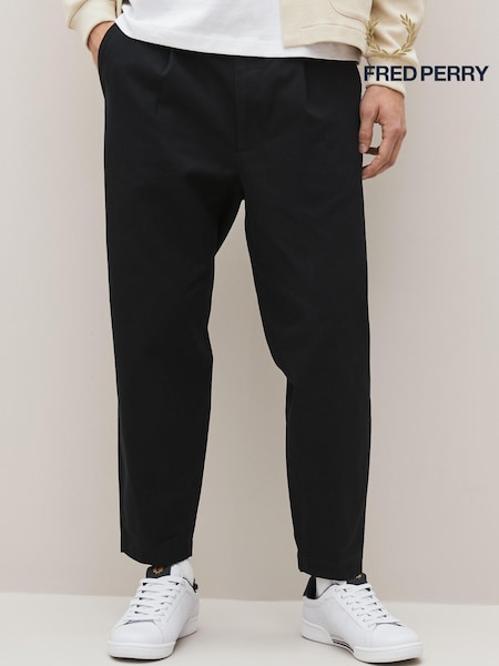 Fred Perry Navy Twill Tapered Trousers (D81950) | €46