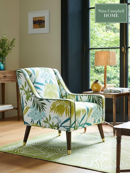 Nina Campbell Nassua Blue Rosebury Accent Chair (D82353) | €442