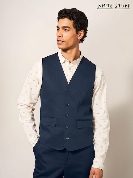 White Stuff Blue York Waistcoat (D82394) | €53