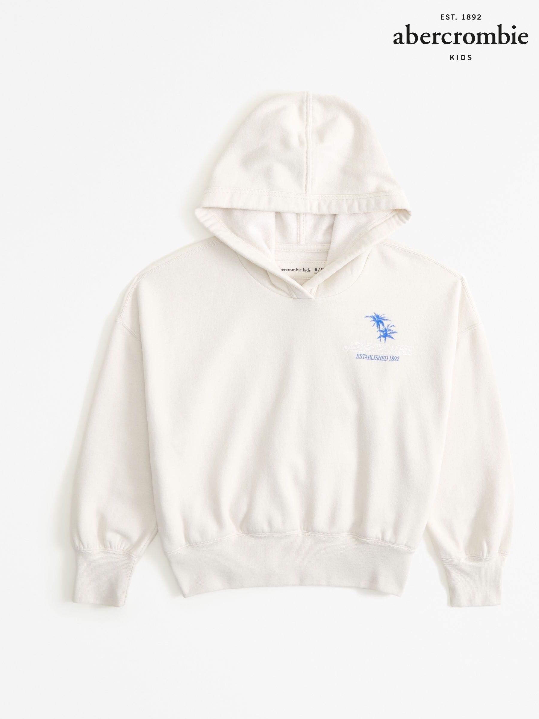 White hoodie for girl store