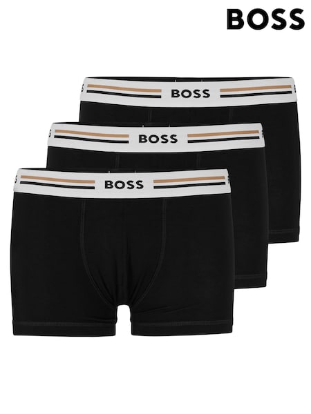 BOSS Black Revive Logo Trunks 3-Pack (D82536) | €58