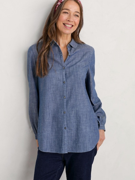 Seasalt Cornwall Blue Cutting Garden Shirt (D82817) | €35