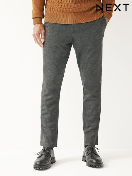 Grau - Slim Smart Motion Flex Stretch Trousers (D82913) | 5 €