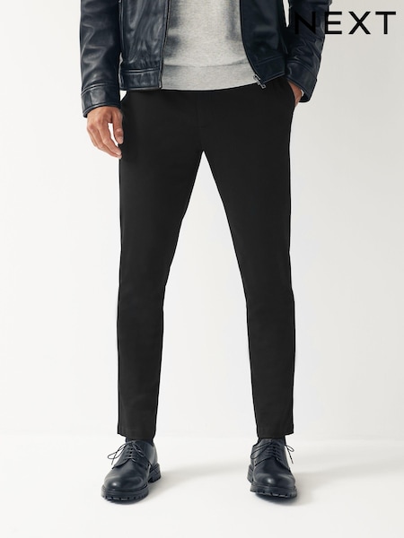 Black Slim Smart Motion Flex Stretch Trousers (D82926) | €19