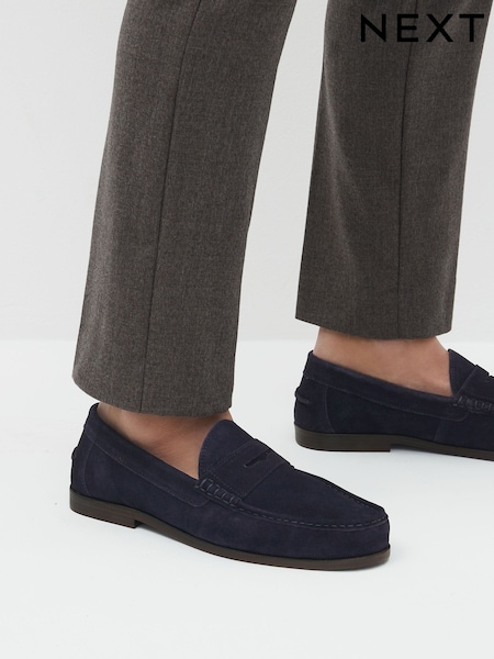 Mornarica modra Suede - Penny Loafers (D83066) | € 27