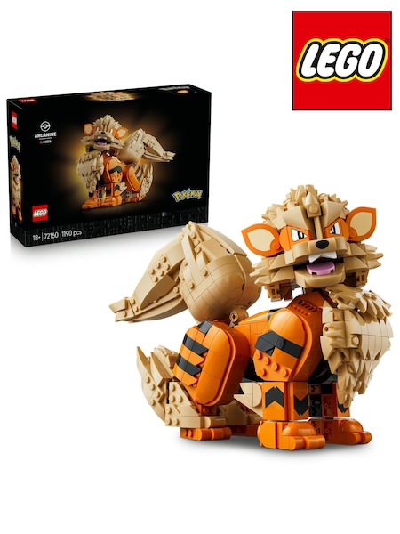 Lego Pokémon Arcanine Building Set For Adults, Ages 18+ Collectible Figure For Display 72160