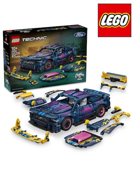 Lego Technic 42236 Custom Garage Ford Mustang Gt Car