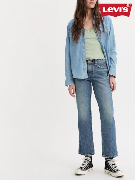 Levi's® Mid Blue Middy Straight Ankle Jeans (D83342) | €61