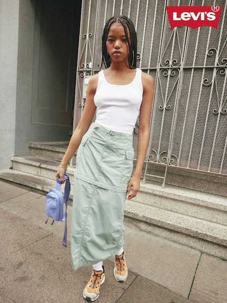 Levi's® Green Green Midi Cargo Skirt (D83346) | €42