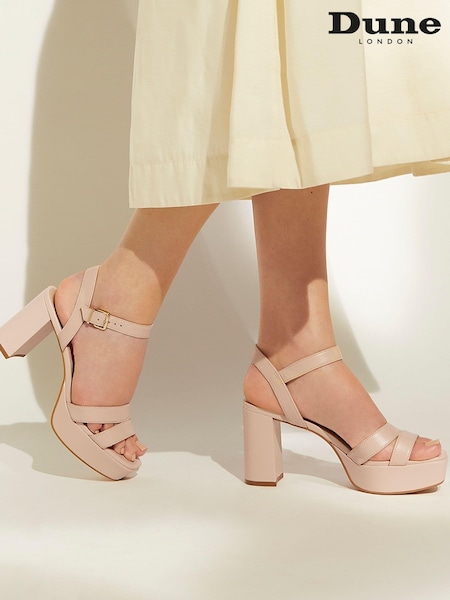 Nude - Sandale din metal topit Dune London (D83411) | 375 LEI
