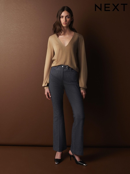 Blue Premium Tailored Denim Bootcut Trousers (D83838) | €14 - €15