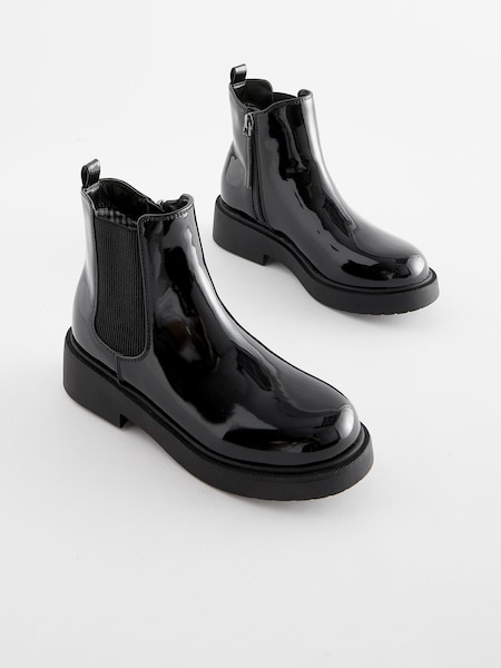 Черный лакированный - Chunky Chelsea Boots (D83877) | €10 - €12