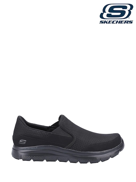 Skechers Black Flex Advantage - McAllen Sr Occupational Mens Shoes (D84040) | SGD 143