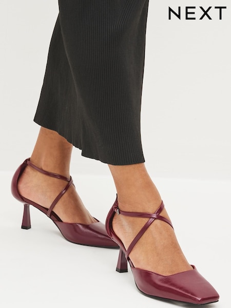 Rot - Forever Comfort® Cross Over Square Toe Heels (D84255) | 11 €