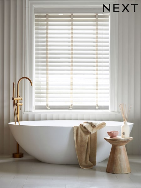 White 50mm Slat Venetian Blinds (D84287) | €53 - €132