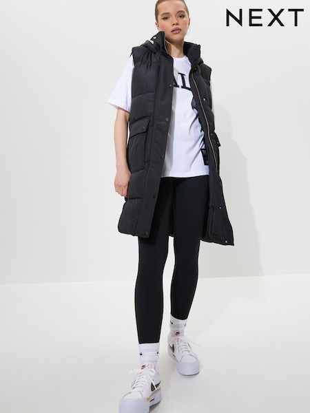 Black Padded Gilet (D84641) | €11