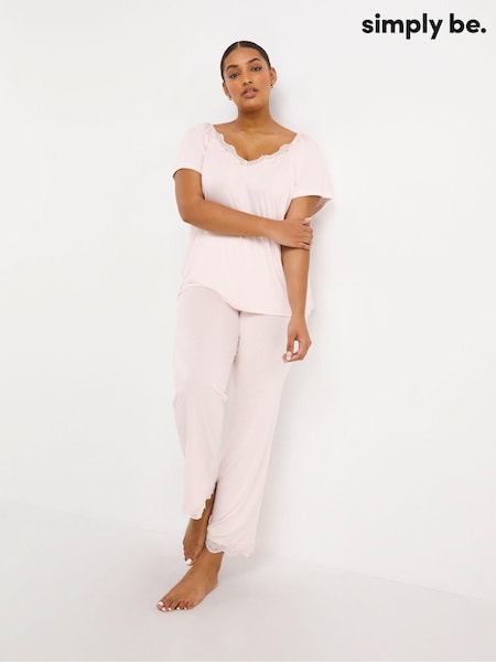 Simply Be Luna Lace Pyjama Set (D84882) | 46 €