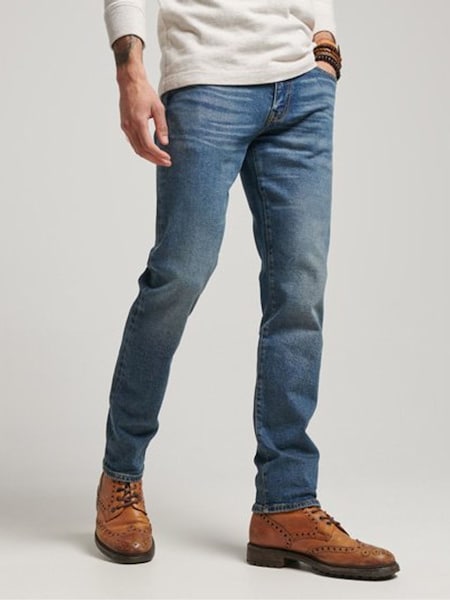 Bleu clair - Superdry Cotton Merchant Slim 100% Cotton Jeans (D84923) | € 94
