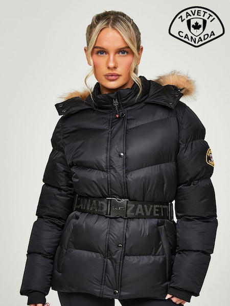 Zavetti Canada Womens Okawa Puffer Black Jacket (D85979) | ‏603‏₪