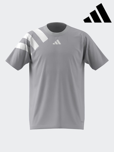 adidas Light Grey Fortore 23 Jersey (D86139) | R$ 180