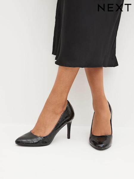 črna - Forever Comfort® Round Toe Court Shoes (D86712) | € 15