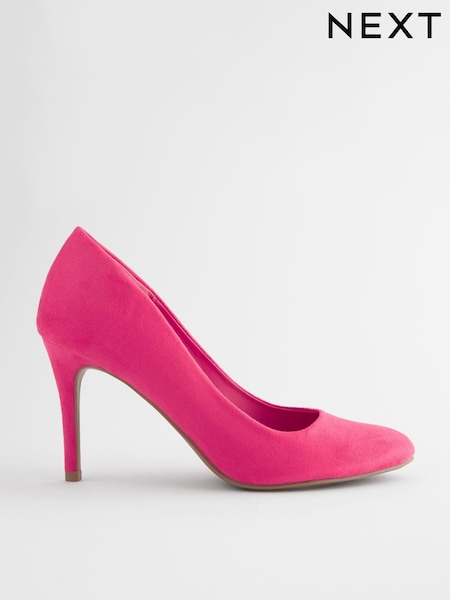 Bright Pink Extra Wide Fit Forever Comfort® Round Toe Court Shoes (D86721) | €8