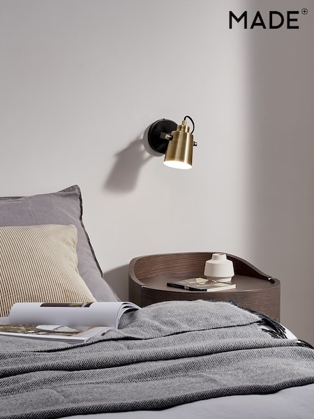 MADE.COM Brass Seppo Spot Wall Light (D86937) | €66