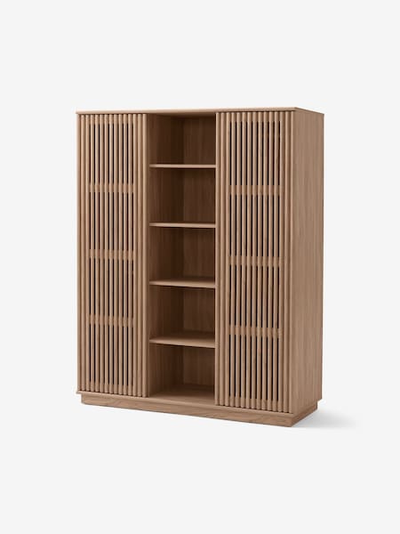MADE.COM Dark Oak Effect Tulma Sliding Door Triple Wardrobe (D86971) | €756