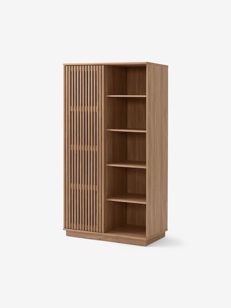 MADE.COM Dark Oak Effect Tulma Sliding Door Double Wardrobe (D86973) | €600