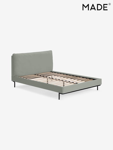 MADE.COM Sage Green Velvet Harlow Bed Frame (D87006) | €756 - €1,007