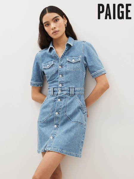 Paige Blue Mayslie Denim Mini Dress (D87039) | €199