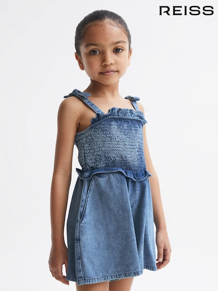 Reiss Hattie Denim Playsuit (D87125) | ‏346 د.إ.‏