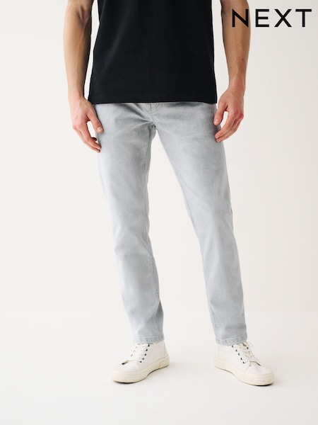 Grey Light Slim Fit Classic Stretch Jeans (D87200) | €7