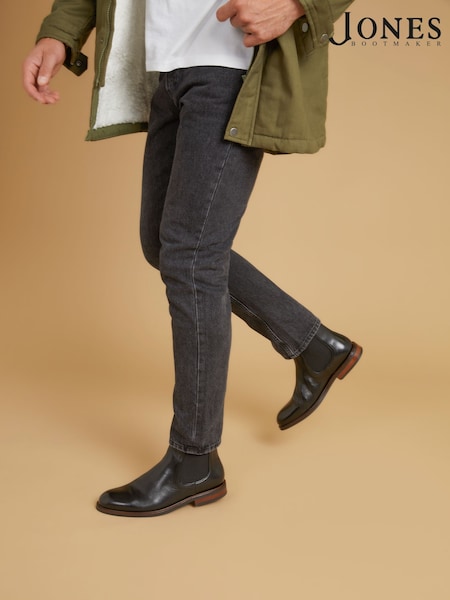 Jones Bootmaker Eastbourne Leather Chelsea Boots (D87526) | $210
