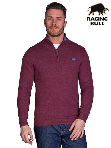 Raging Bull Classic Quarter Zip Sweat Top (D87693) | 336 LEI