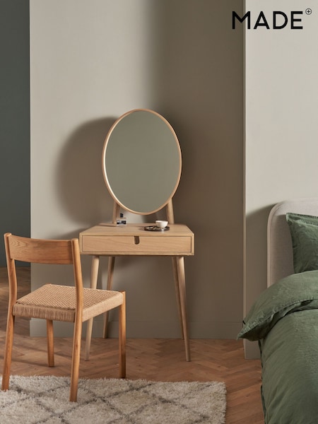 MADE.COM Oak Penn Console Dressing Table (D87787) | €631