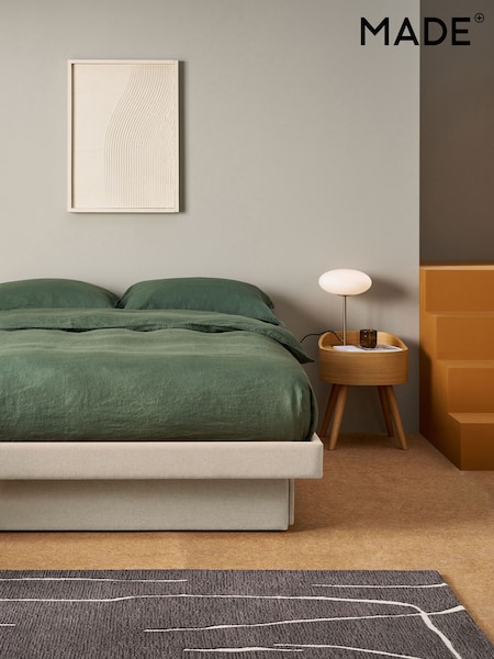 MADE.COM Oatmeal Robyn Platform Storage Bed (D87803) | €631 - €820